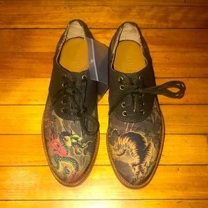Men's Ralph Lauren Orval Oxford Dragon Tiger Print